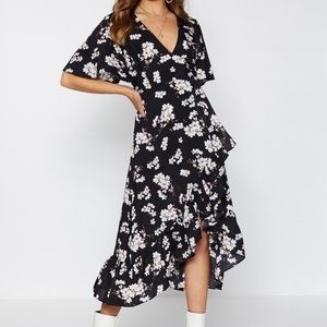 NWT - Floral Wrap Dress